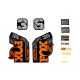 Fxpt Decal Kit 36 F-S Org Logo S-Blk Fork