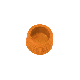 Crankbrothers Accessory Pedal End Cap Plastic Orange